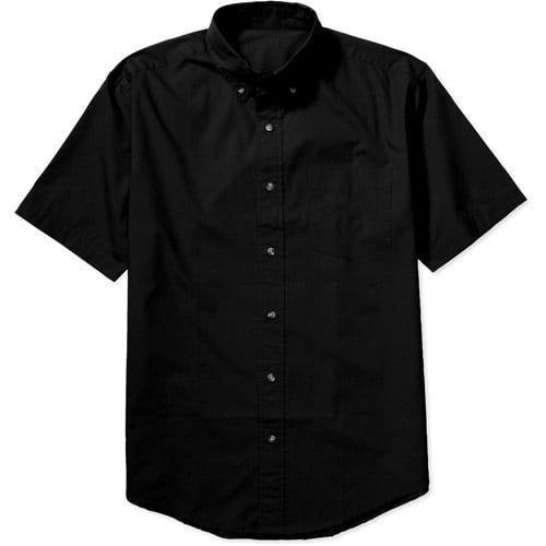 Puritan - Men's Short-Sleeve Button-Down Shirt - Walmart.com