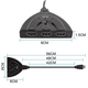 Commutateur HDMI, 3 Ports Commutateur 4K Commutateur 3x1 avec Câble Pigtail Prend en Charge Full HD 4K 1080P – image 3 sur 8