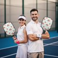 thumbnail image 6 of Pickleball Paddles Set,Pioneer Flower Floral Print Pattern Fiberglass Surface Pickleball Racket Set with 2 Indoor Outdoor Pickleball Balls and Pickleball Bag,Pickle-ball Equipment, 6 of 6