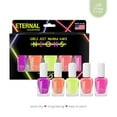 thumbnail image 6 of Eternal Neon Nail Polish Set for Women (GIRLS JUST WANNA HAVE NEONS) - Nail Polish Set for Girls - Lasting & Quick Dry Finger nail Polish Kit for Home DIY Mani Pedi - Made in USA, 13.5mL (Set of 5), 6 of 7