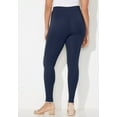 thumbnail image 2 of Catherines Women's Plus Size Petite Ultra-Knit Ponte Legging, 2 of 4