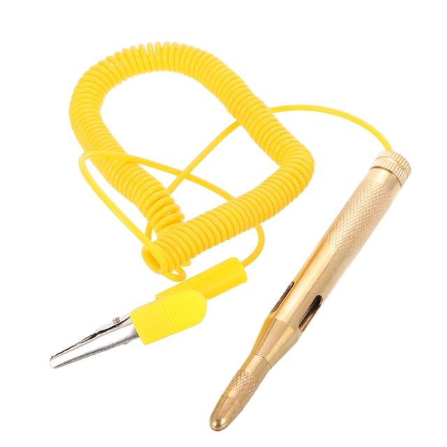 FONDOTIN Yellow Car Circuit Tester Pen 1Pack For Automotive Maintenance Tools And