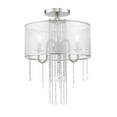 thumbnail image 2 of Z-Lite 433SF-BN 3 Light Semi Flush Mount Semi Clear, 2 of 2