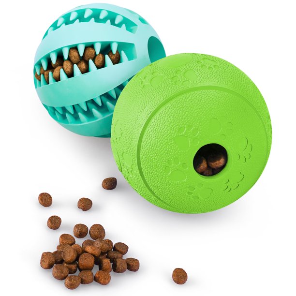 Juego de 2 juguetes con forma de rompecabezas para perros HIPPIN, para dispensar golosinas y para la dentición