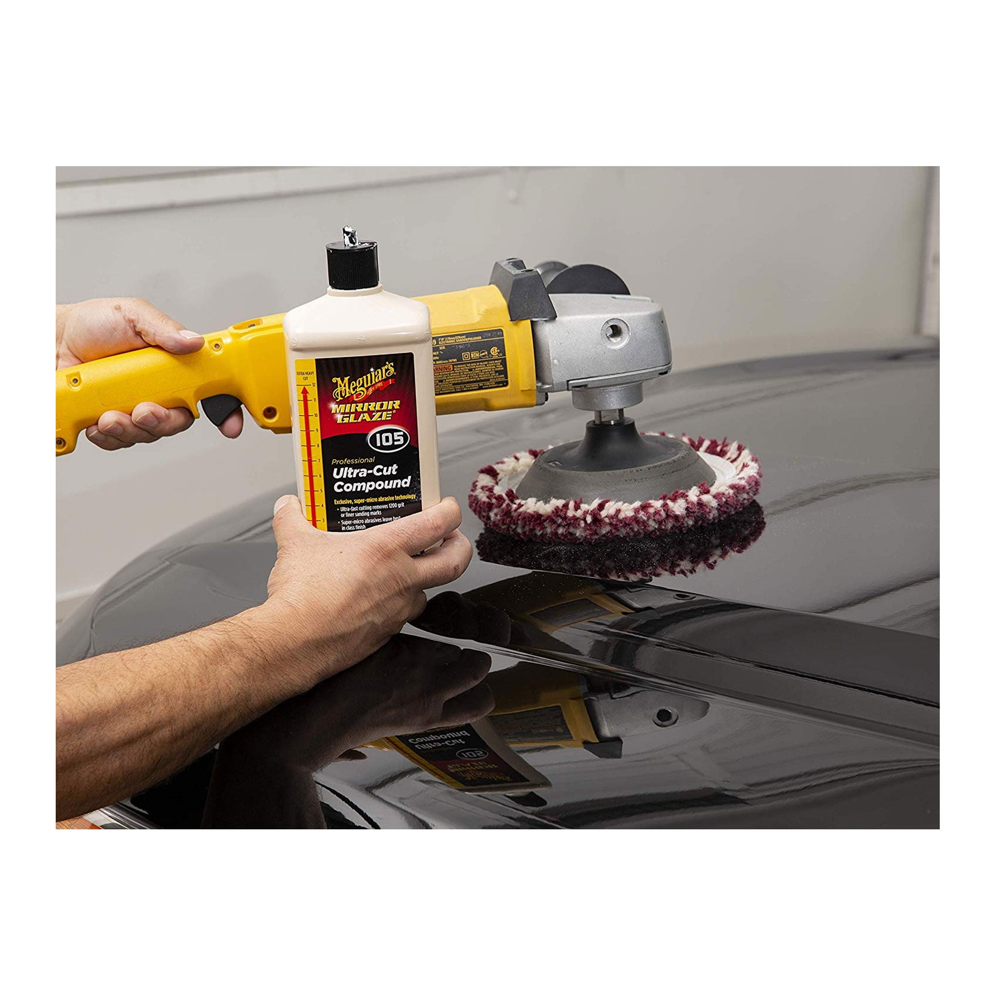 Free Gift) Meguiar's M10528 Mirror Glaze 28oz Professional Ultra