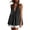 Black Tops, variant on Women's Denim Sleeveless Tank Top V Neck Casual Loose Swing Blouses with Gathered Bust Summer Trendy T Shirts for Daily Beach Vacation Navy