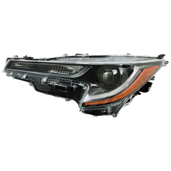 ALL-CARB Front Left LED Projector Headlight Headlamp Assembly with Amber Corner Driver Side  for 2020-2021 Toyota Corolla L | LE