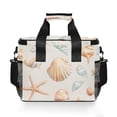 thumbnail image 7 of FORMRS Insulated Cooler Bag 24 Cans Capacity Soft Leakproof Lunch Box with Side Pockets, Gray Seashell, 7 of 7