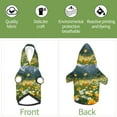 thumbnail image 6 of Honeii Mountain Daisy Meadow Print Small Dog Hoodies Pet Hooded Sweatshirts Fall Winter Puppy Cat Sweaters Warm Clothes for Small Dogs Outfits Costume-Medium, 6 of 7