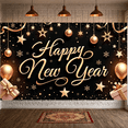 thumbnail image 5 of Decorative Design New Year Banner Festive Theme Celebration Banner for Holiday Event Indoor Decoration Party Backdrop, 5 of 5
