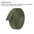 thumbnail image 4 of Uxcell Flat Nylon Webbing Strap for Luggage-rack Backpack Handle Cargo Straps Olive, 4 of 4