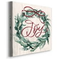 thumbnail image 3 of Joy Ribbon Wreath- Gallery Wrapped Canvas, 3 of 9