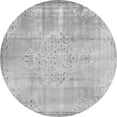 thumbnail image 1 of Ahgly Company Indoor Round Persian Gray Traditional Area Rugs, 8' Round, 1 of 1