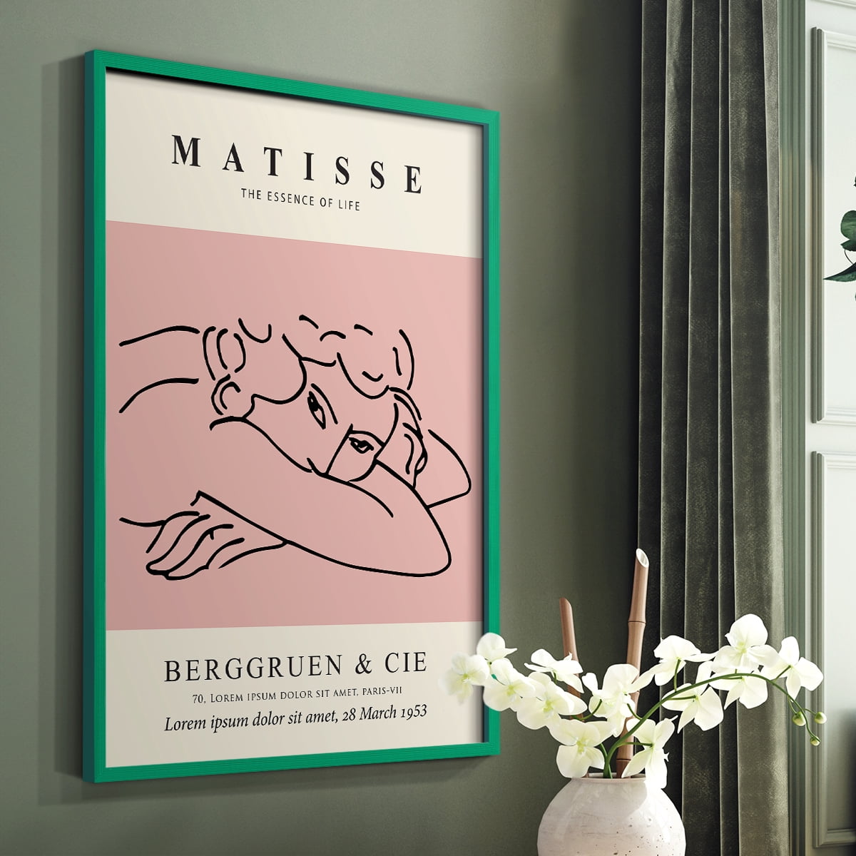 Matisse LI Framed Print - Solid Wood