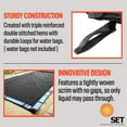 thumbnail image 3 of SET SunSolar Energy Technologies-  MESH InGround Winter Pool Cover for 16x32 Foot Rectangle Swimming Pool - Winter Pool Cover has durable Loops 8-Yr warranty., 3 of 6