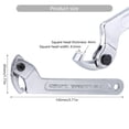 thumbnail image 5 of Adjustable Hook Wrenches C Spanner 19mm-51mm For Slotted Retaining Tool, 5 of 9