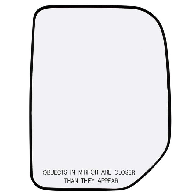 Passenger Side Mirror Glass Assembly With Plastic Backing Plate (Non-Heated) Compatible with 2007-2014 Toyota FJ Cruiser