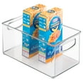 thumbnail image 4 of iDesign, Plastic Storage Bin 3-Piece Set, Clear,, 4 of 7