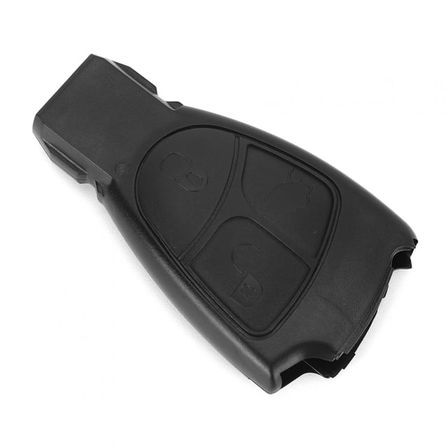 3 Buttons Car Key Fob Case Shell Black Replacement Fit for Mercedes Benz C E ML S CLK CL