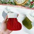 thumbnail image 5 of Getwin Household Hanging,,10 Pcs Christmas Knitted Stocking Multi Use Candy Bag Utensil Holder & Tree Ornament for Holiday Decor, 5 of 5