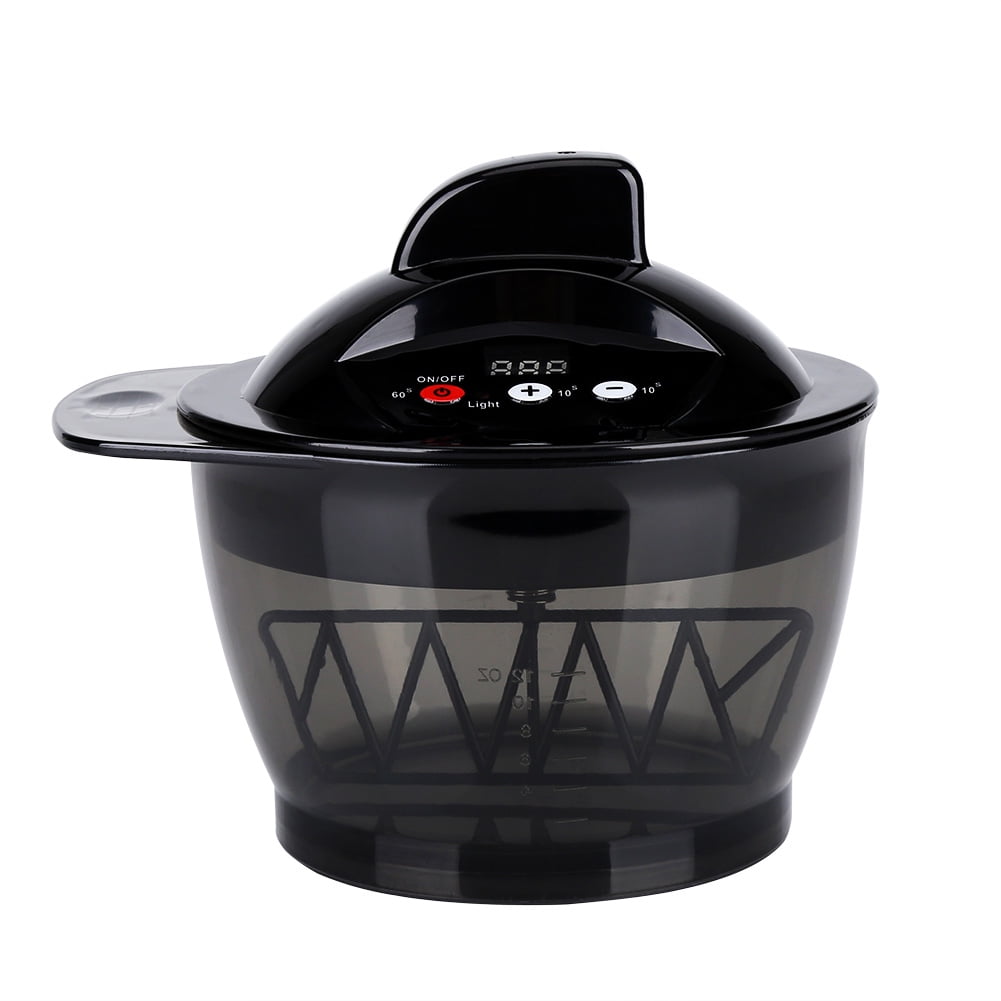 Kritne Hair Color Mixing Bowl, USB Rechargeable LCD Time Display