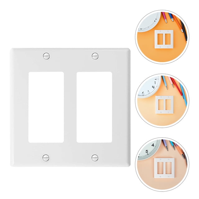 unbranded 4Ud Placas De Cubierta Para Material Duradero Protección Segura Para Interruptores