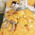 thumbnail image 6 of ChicYu Cartoon Printed Summer Quilt, Lightweight Breathable Blanket, Machine Washable Thin Air Conditioner Comforter, 79"x87", Colcha Estampada, Couverture Imprimée, 6 of 9