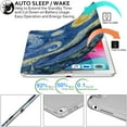 thumbnail image 4 of iPad Air 3 2019 PRO 10.5 Inch 2017 Air 3rd Gen A1701 A2152 A2123 MQF12LL/A MQEY2LL/A MQF22LL/A MQF02LL/A Trifold Printed PC Lightweight Protective Clear Back Cover - Starry Night, 4 of 8