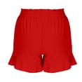 thumbnail image 4 of Ruimatai Women's High Waist Workout Shorts Summer Casual Flounce Shorts Stretchy Comfortable Yoga Shorts with Pockets for Running Gym, 4 of 7