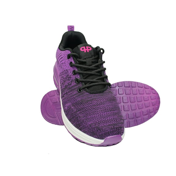 Steel Toe Work Shoes for Women Lightweight Breathable Safety Shoes Anti-pierce Construction Work Sneakers Nonslip Tennis Shoes Gift