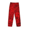 thumbnail image 5 of Disketp Red Rose Men'S Pajama Pants - Ultra Soft Fleece Sleep And Lounge Pants (Size: S-Xxl), 5 of 9