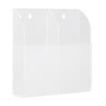 thumbnail image 1 of Media Acrylic Remote Control Holder Simple Wall Mount Media Organizer Transparent Cosmetics Stand, 1 of 7