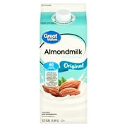 Great Value Original Almond Milk, Half Gallon, 64 fl oz