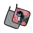 thumbnail image 2 of Caroline's Treasures Newfoundland Puppy Love Pair of Pot Holders, 2 of 2