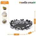 thumbnail image 6 of Mango Steam Decorative Centerpiece, Fruit Plate/Bowl, Candy Dish (Aloha, Black), 6 of 6