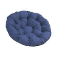 thumbnail image 3 of Cojín para silla Papasan de 20 pulgadas, cojín para silla con forma de huevo (solo cojín), alfombrilla multifuncional para silla de jardín para asient Azul oscuro, 3 of 8