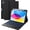 Black, variant on iPad 11th 10th Generation （A16）Case with Keyboard, Folio Cover with Pencil Holder, Multi-Touch Trackpad,Yellow