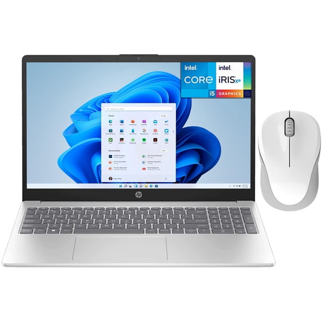 Laptop HP 15 Intel Core i5 1235U 16GB RAM 512GB SSD 15.6" TouchScreen Windows 11 Home Modo S Teclado en Ingles + Mouse DXT