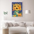 thumbnail image 3 of 12*16 pulgadas girasol DIY 5D diamante pintura Kit taladro completo diamante pintura flor patrón acrílico, 3 of 8