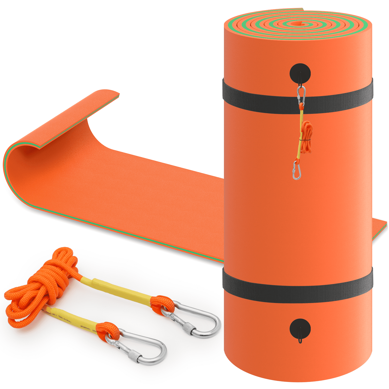 MADOG 18' x 6' Water Floating Mat, 3Layer TearResistant XPE Foam