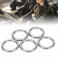 thumbnail image 4 of Metal Yoga Hanging Rings, Wide Application Anti Rust Stainless Steel Round Rings  For Hammock For Boat 6 X 30mm, 4 of 8