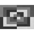thumbnail image 1 of Ahgly Company Indoor Rectangle Patterned Dark Gray Area Rugs, 2' x 5', 1 of 6