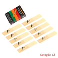 thumbnail image 1 of 10pcs Saxophone Reed Set Bb Tone With Strength 1.5 2.0 2.5 3.0 3.5 4.0 For Soprano Sax Reed, 1 of 1