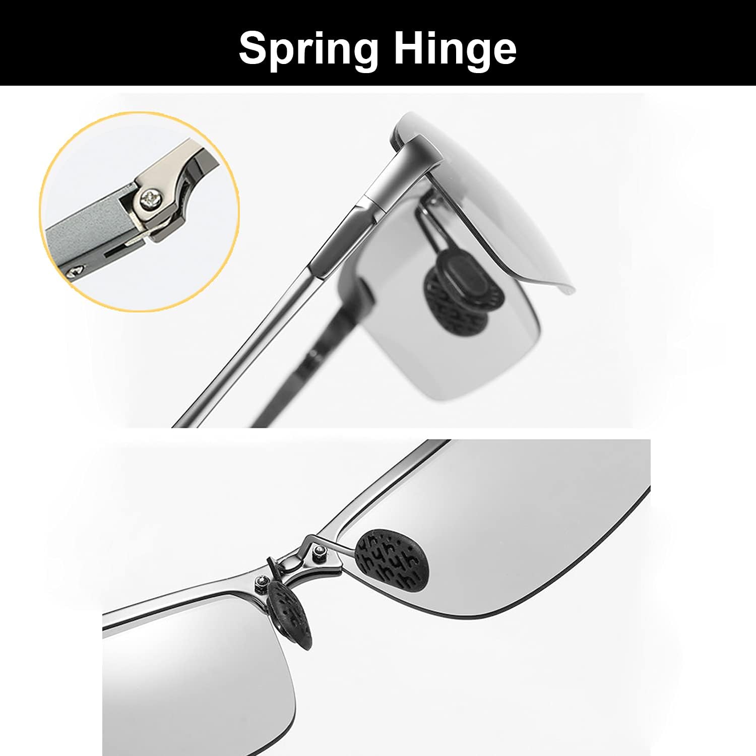Polarized Photochromic Outdoor Sports Driving Sunglasses For Men Women UV400 - image 2 of 6
