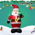 thumbnail image 2 of Inflatable Cartoon Giant Snowman with LED Light for  Garden Party Decor, 2 of 8