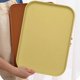 thumbnail image 4 of Portaplatos y Portavasos de Grano de Madera Grande Marrón y Amarillo 27*38cm, Bandeja de Imitación de Grano de Madera, Bandeja para Tazas, Taza de Té Rectangular, Bandeja de Plástico para Cena, Vaso d, 4 of 4
