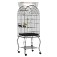 thumbnail image 1 of PawHut 60" Bird Cage with Openable Top for Cockatie, Sun Conure, Black, 1 of 10