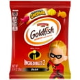 thumbnail image 2 of Pepperidge Farm Goldfish Special Edition Disney∙Pixar Incredibles 2 Cheddar Crackers, 10.8 oz. Multi-pack Tray, 12-count 0.9 oz. Single-Serve Snack Packs, 2 of 8