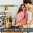 thumbnail image 5 of 4-Pack Wall Mount Spice Rack Organizer, No-Hole Iron Design with Adhesive or Screw Mounting, Large Capacity for Kitchen, Pantry, Garage, and More, 5 of 9