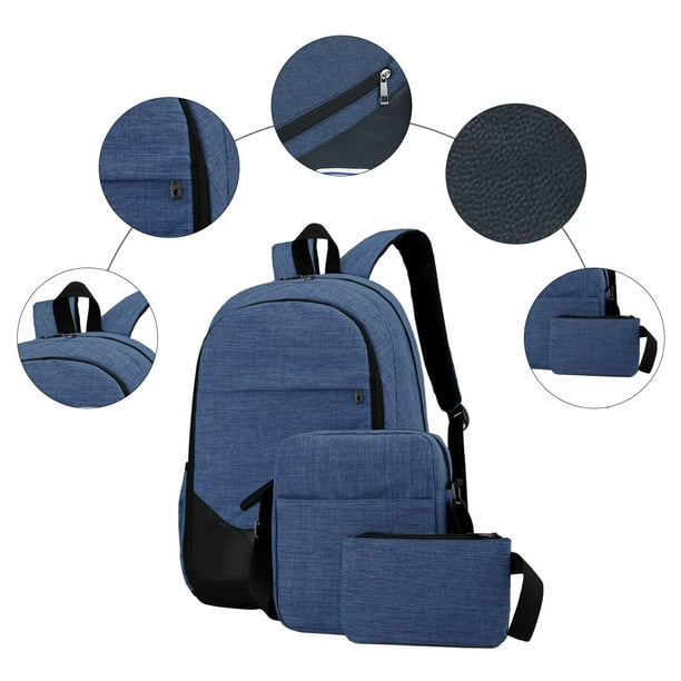 zanvin Travel Laptop Backpack, Large Women's Men's Travel Backpack, 17 In  Business Carry On Backpack With Crossbody And Coin Purse, Durable College  Bag Three Piece holiday deals gifts for home use -